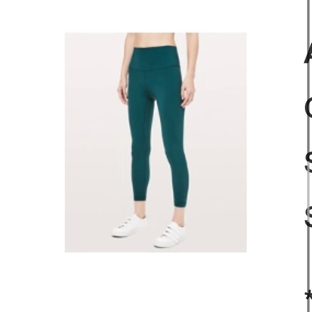 Align Pants size 2 in 25 inches, Royal Emerald color